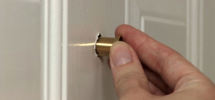 peephole door repair in Homeland