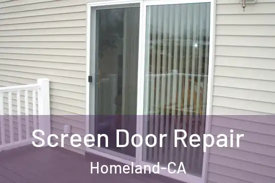  Screen Door Repair Homeland-CA